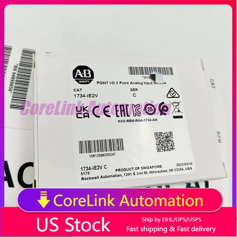 Allen-Bradley 1734-IE2V SER C 2 Point Analog Input Module New AB 1734-IE2V