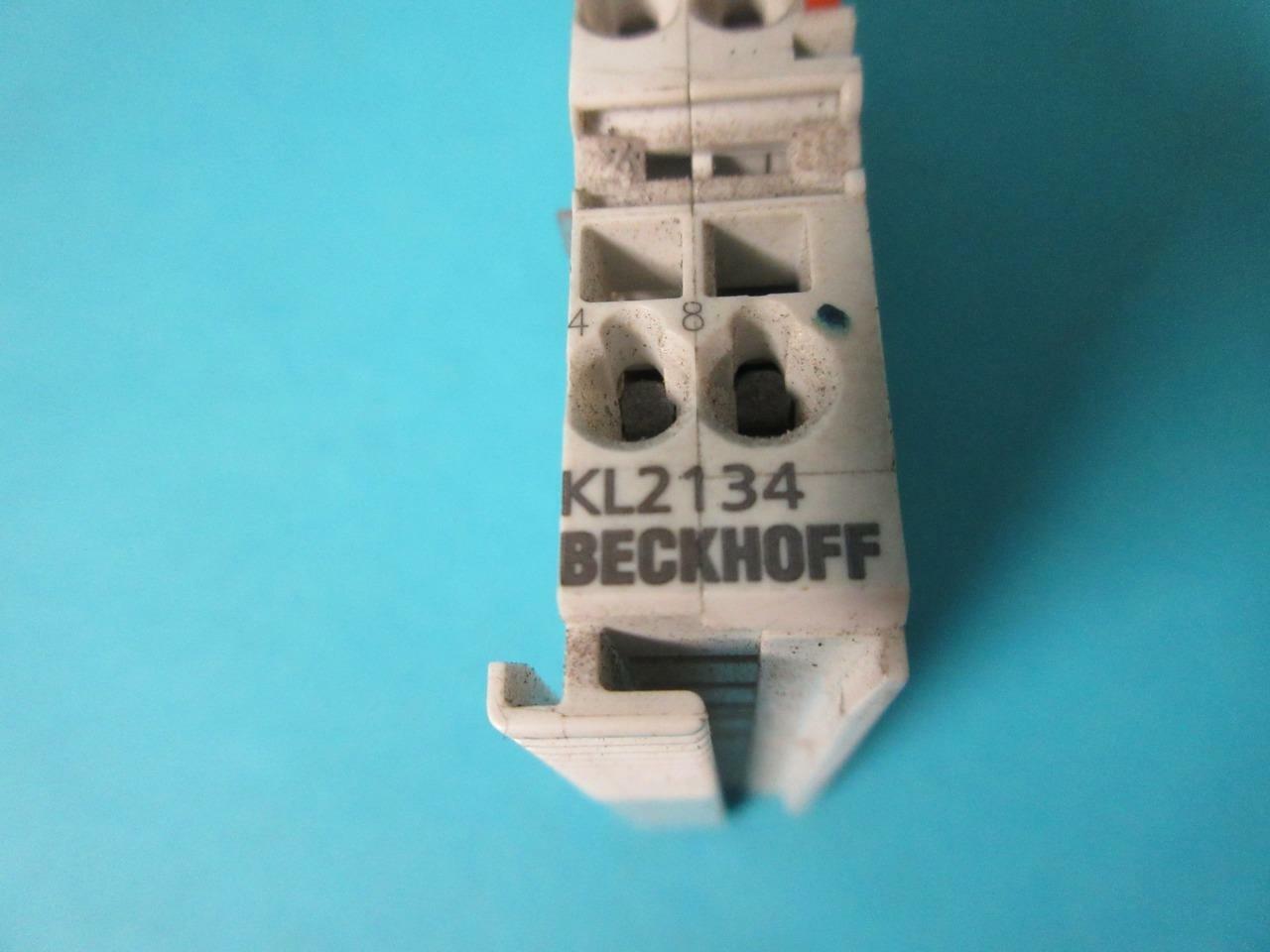 LOT OF 4 BECKHOFF KL2134 4X DITAL OUTPUT 24V DC 0.5 A OUTPUT MODULE UNIT USED