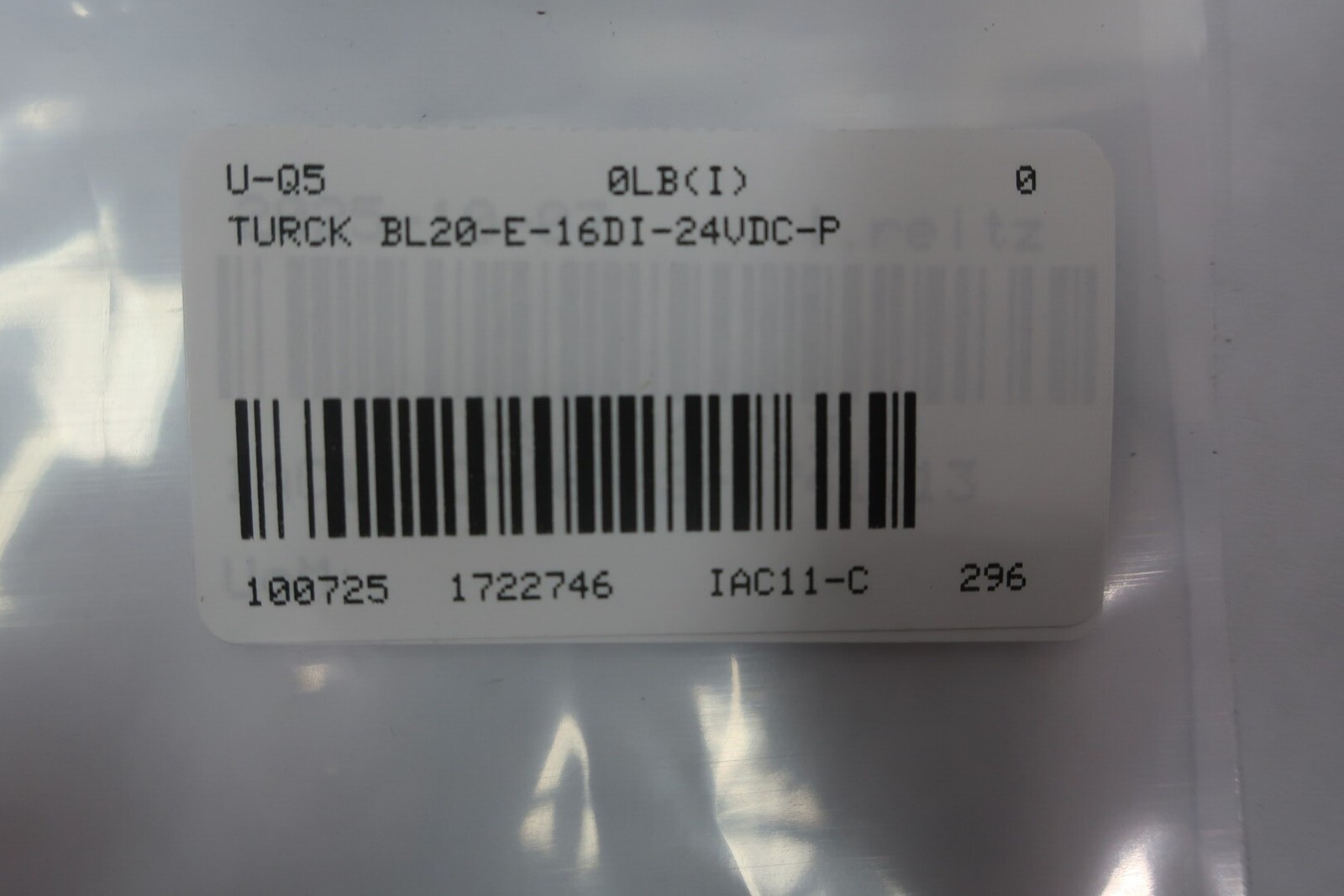 Turck BL20-E-16DO-24VDC-0.5A-P Output Module