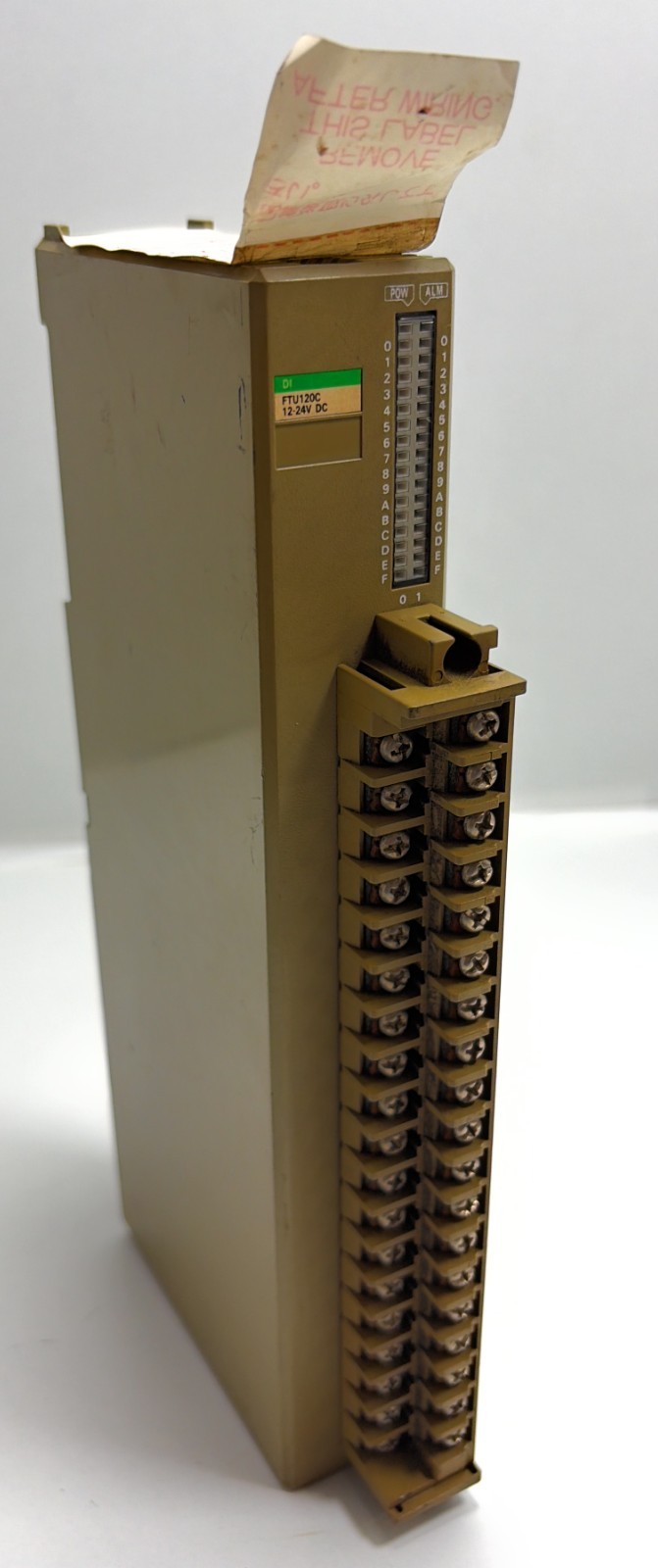 Fuji Electric Micrex-f Ftu 120C-nk Digital Input Module 12-24V Dc Sr . No 390051