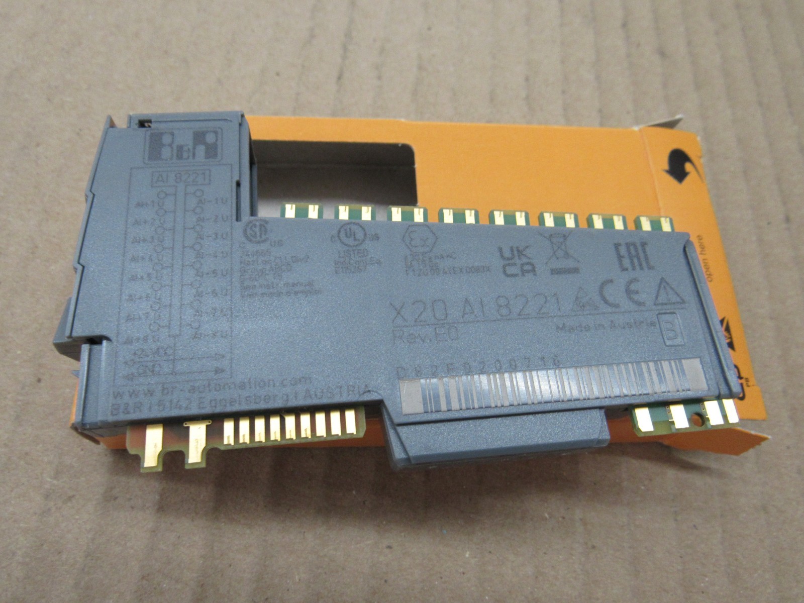 B & R input module X20AI8221 X20 system X20 AI 8221