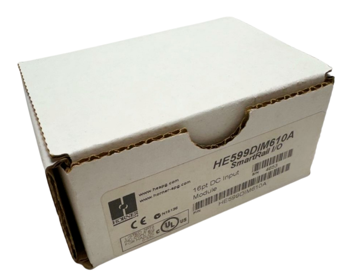 Horner HE599DIM610A SmartRail Module, 5VDC @ 40mA, 24VDC @ 4mA/PT, 16PT/COM