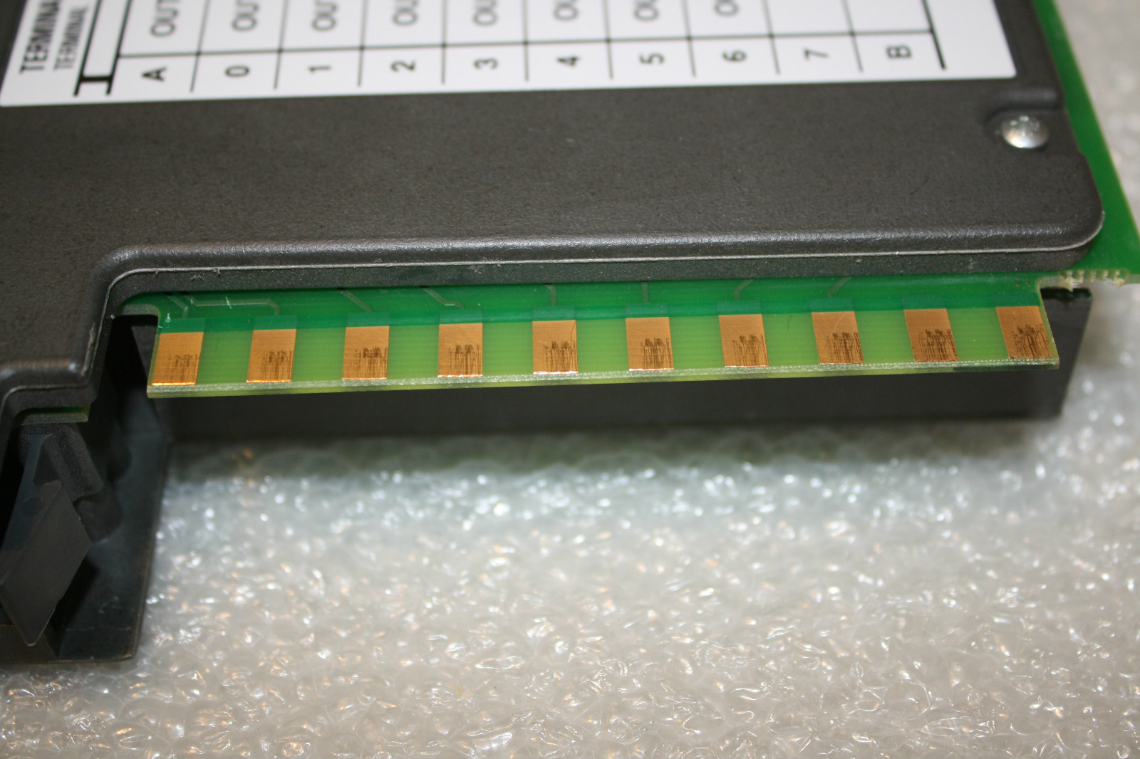 ALLEN BRADLEY 1771-OFE1 ANALOG OUTPUT MODULE, OUTPUT +/- 10 VDC, 10 MA, USED