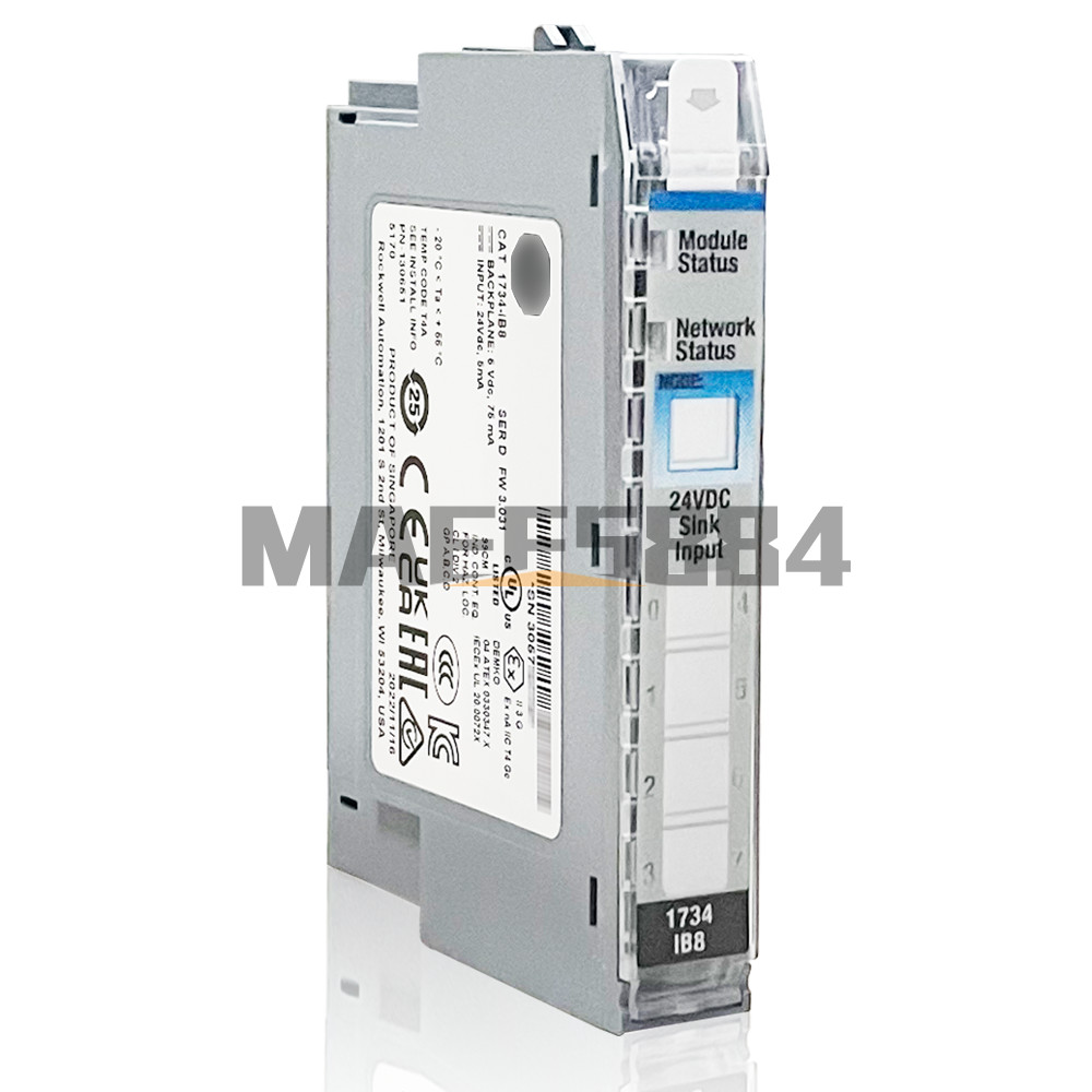 New Allen Bradley 1734-IB8 POINT I/O 8 Point Digital Input Module