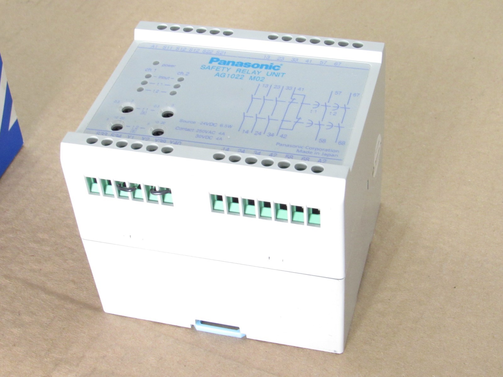 OKUMA LB15 safety relay unit E3202-801-003 Panasonic AG1022 M02