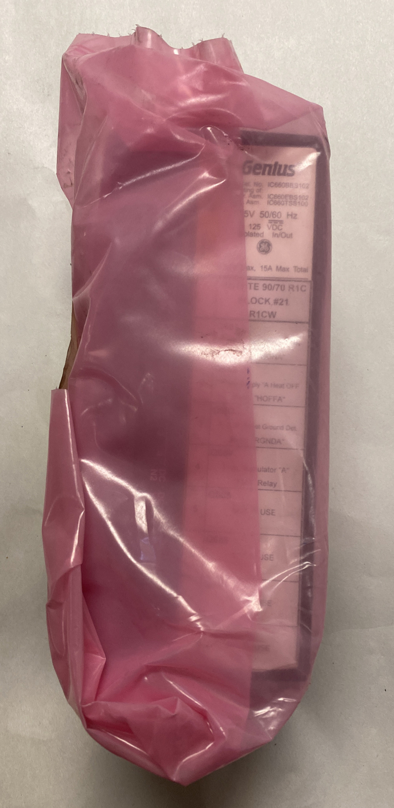 GE FANUC,IC660BBS102,I/O MODULE GENIUS BLOCK REFURBISHED