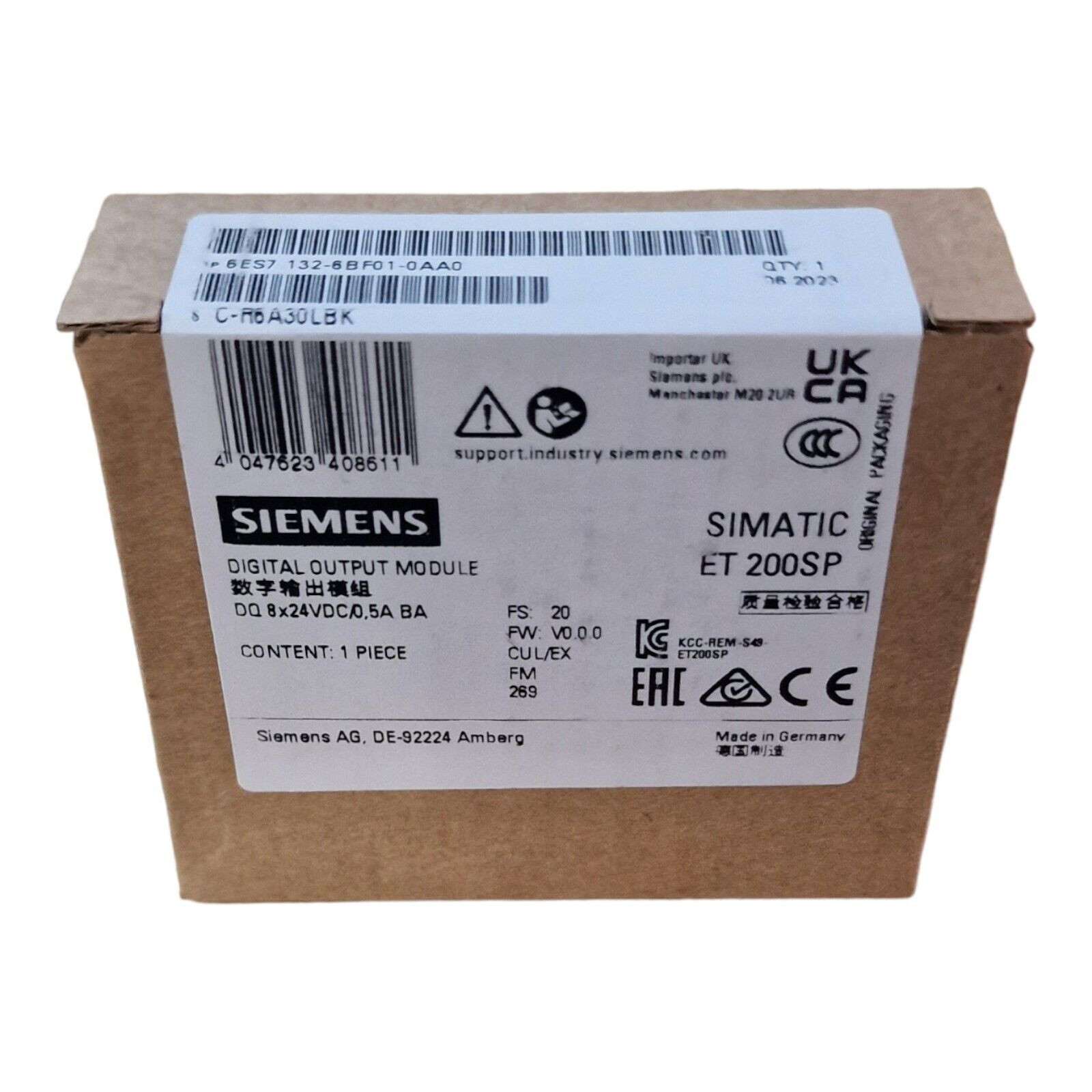 NewSiemens 6ES7 132-6BF01-0AA0 6ES7132-6BF01-0AA0 Digital output US FREE TAX