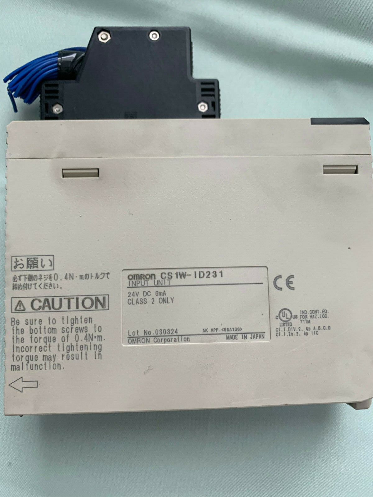 OMRON CS1W-ID231 24V Input Card Used