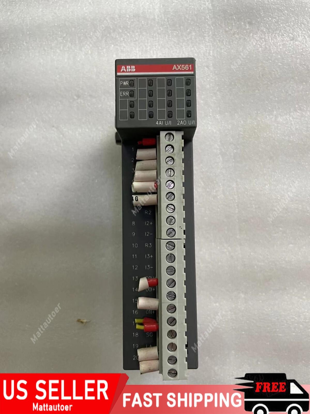 ABB PLC AX561 1TNE968902R1301 Analog Input Output Module US Free TAX