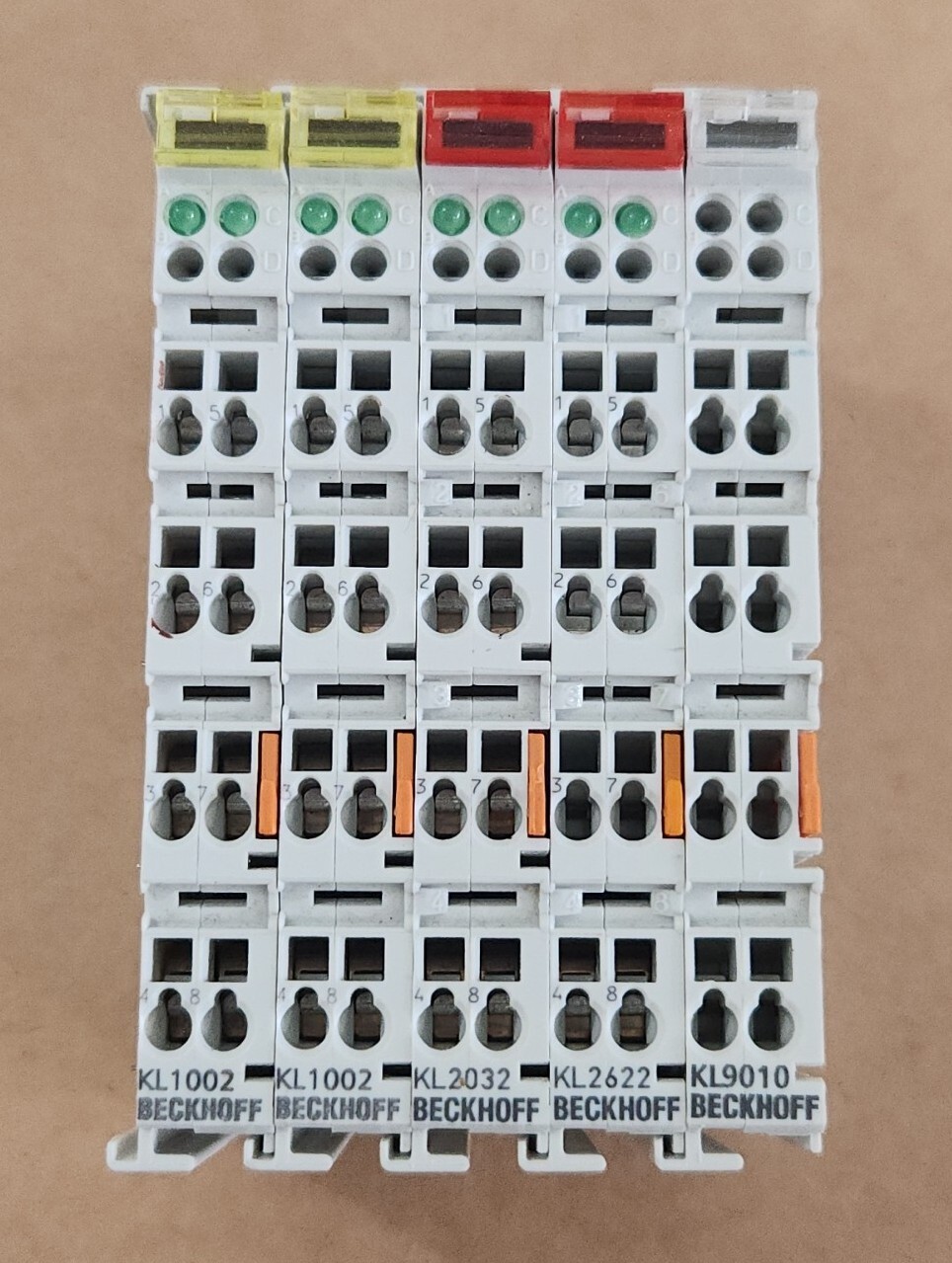 *PREOWNED* [5] Beckhoff [2] KL1002 [1] KL2032 [1] KL2622 & [1] KL9010 + Warranty