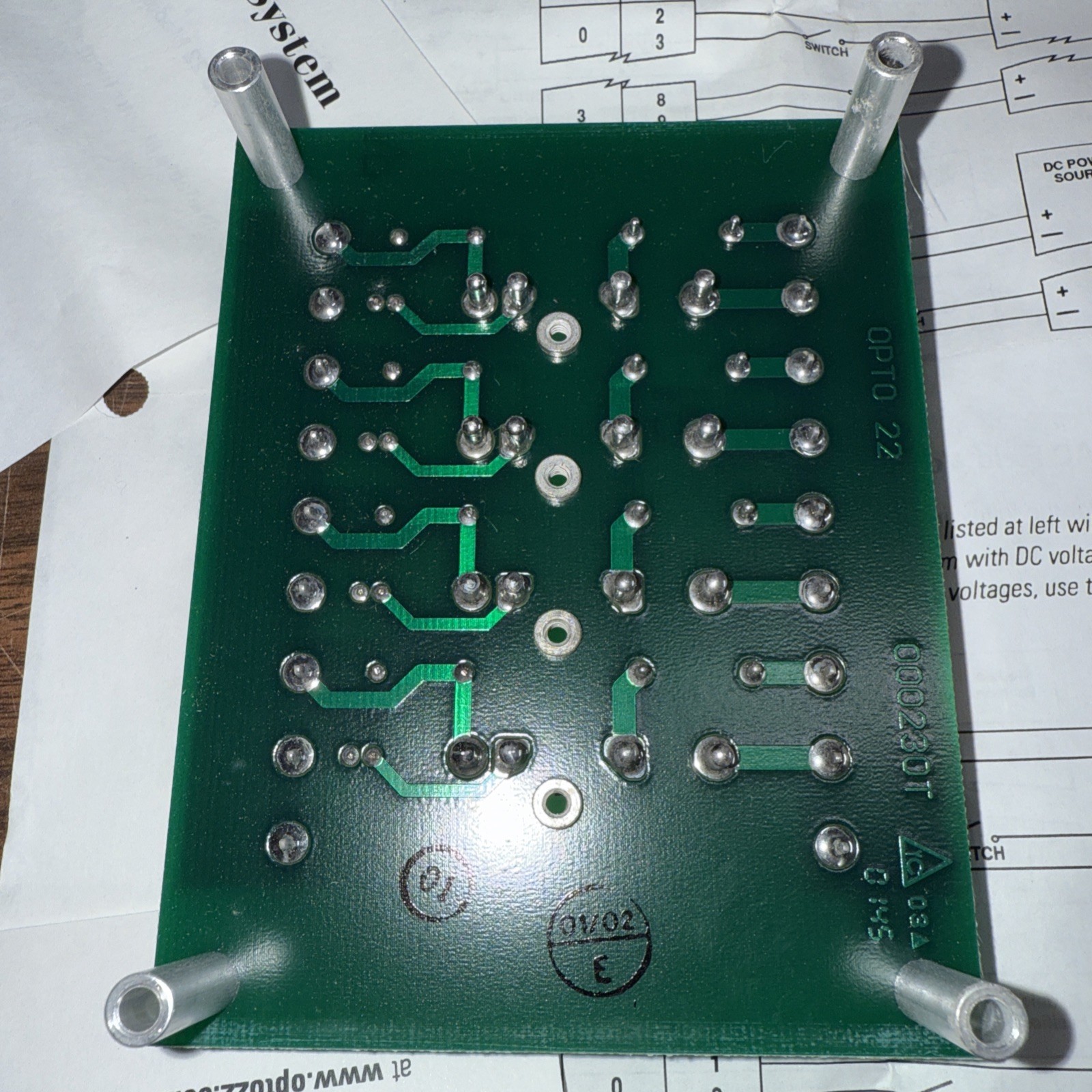 Opto 22 PB4R Module Mounting Rack Terminal Strip Bus System