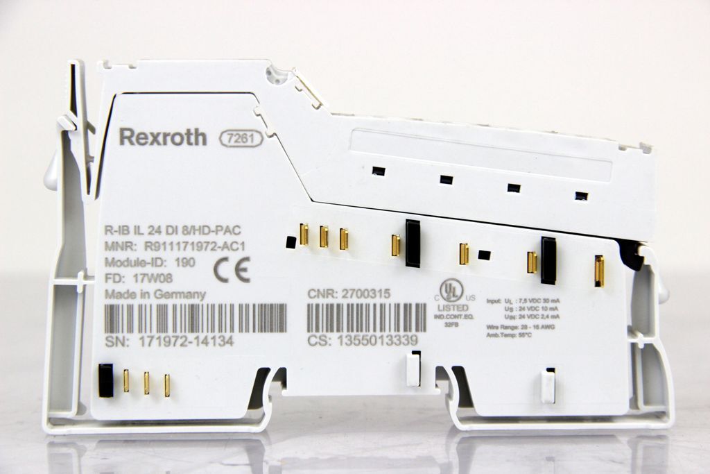 Rexroth R-IB IL 24 DI 8/HD PAC Inline Digital Input Terminal