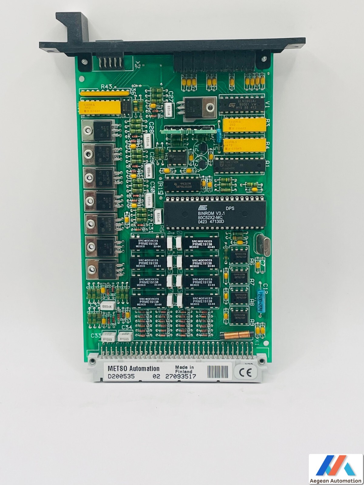 Metso Automation D200535 BOU 8 Digital Output Unit, Valmet PLC BOU8