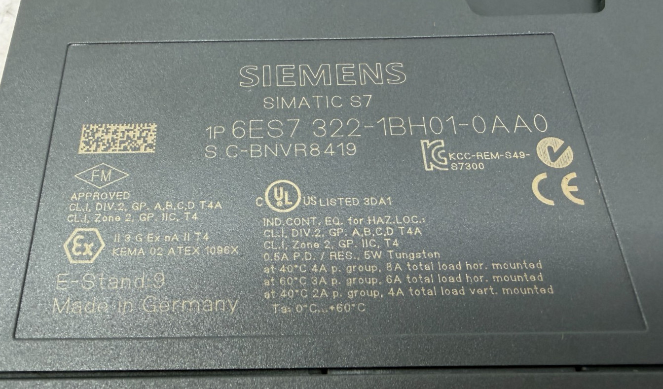 Siemens 6ES7322-1BH01-0AA0 Digital Input Module