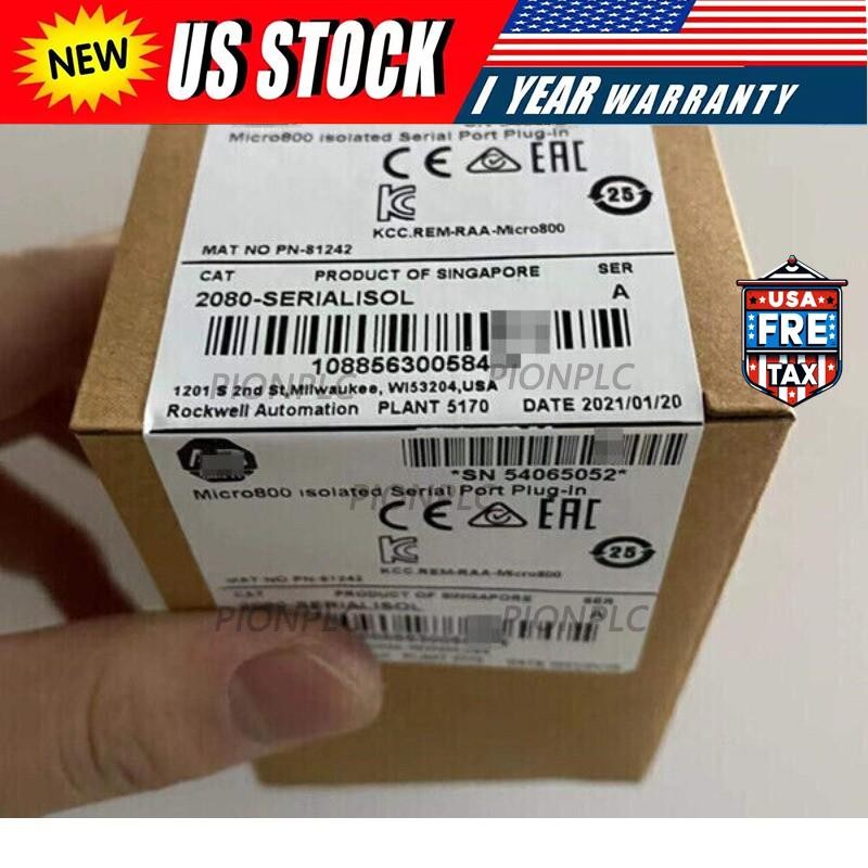 NEW SEALED Allen-Bradley 2080-SERIALISOL Micro800 Isolated Serial Port Plug-In