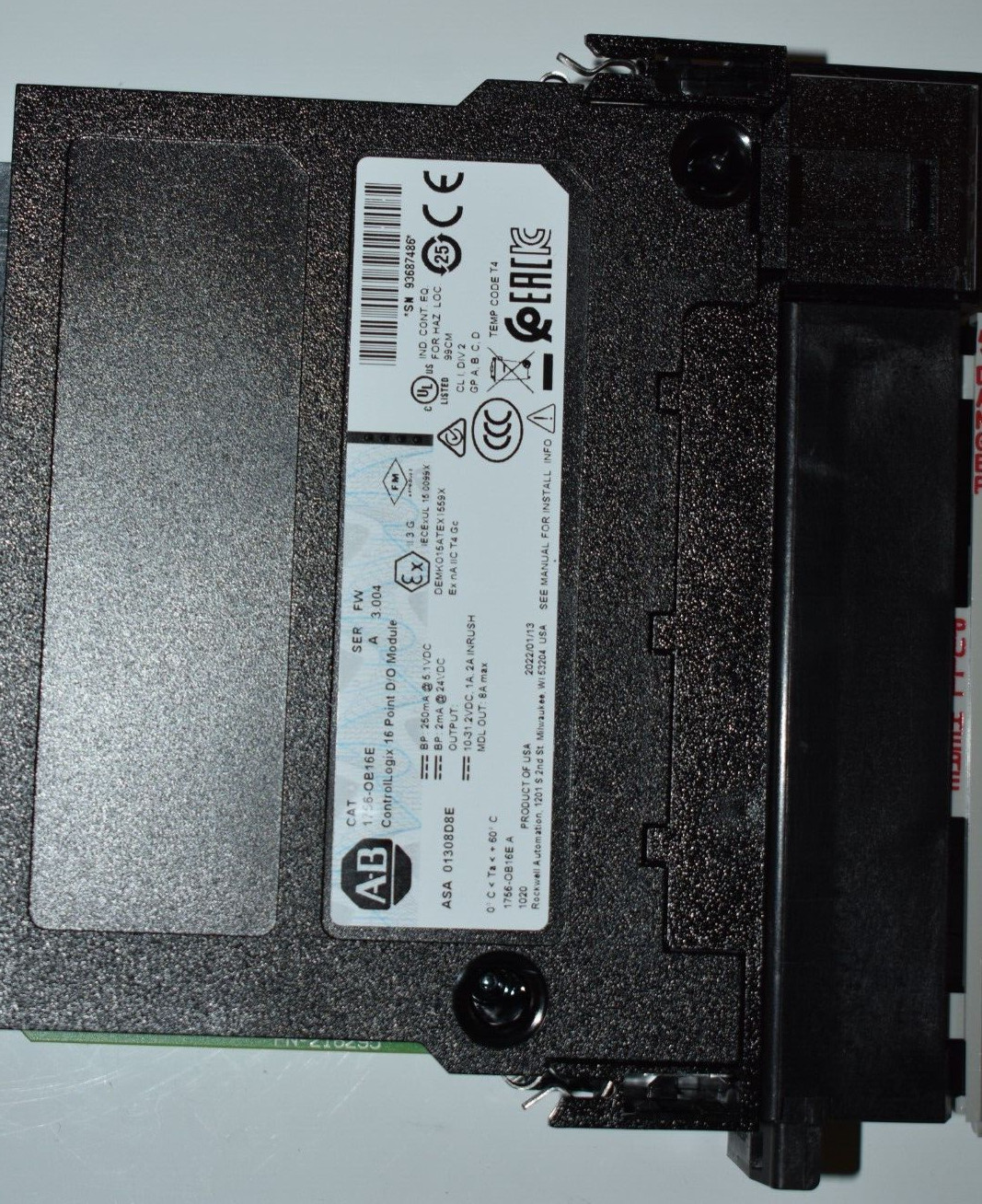 1756-OB16E ALLEN BRADLEY OUTPUT MODULE SERIES A 2021/22 SURPLUS NEW
