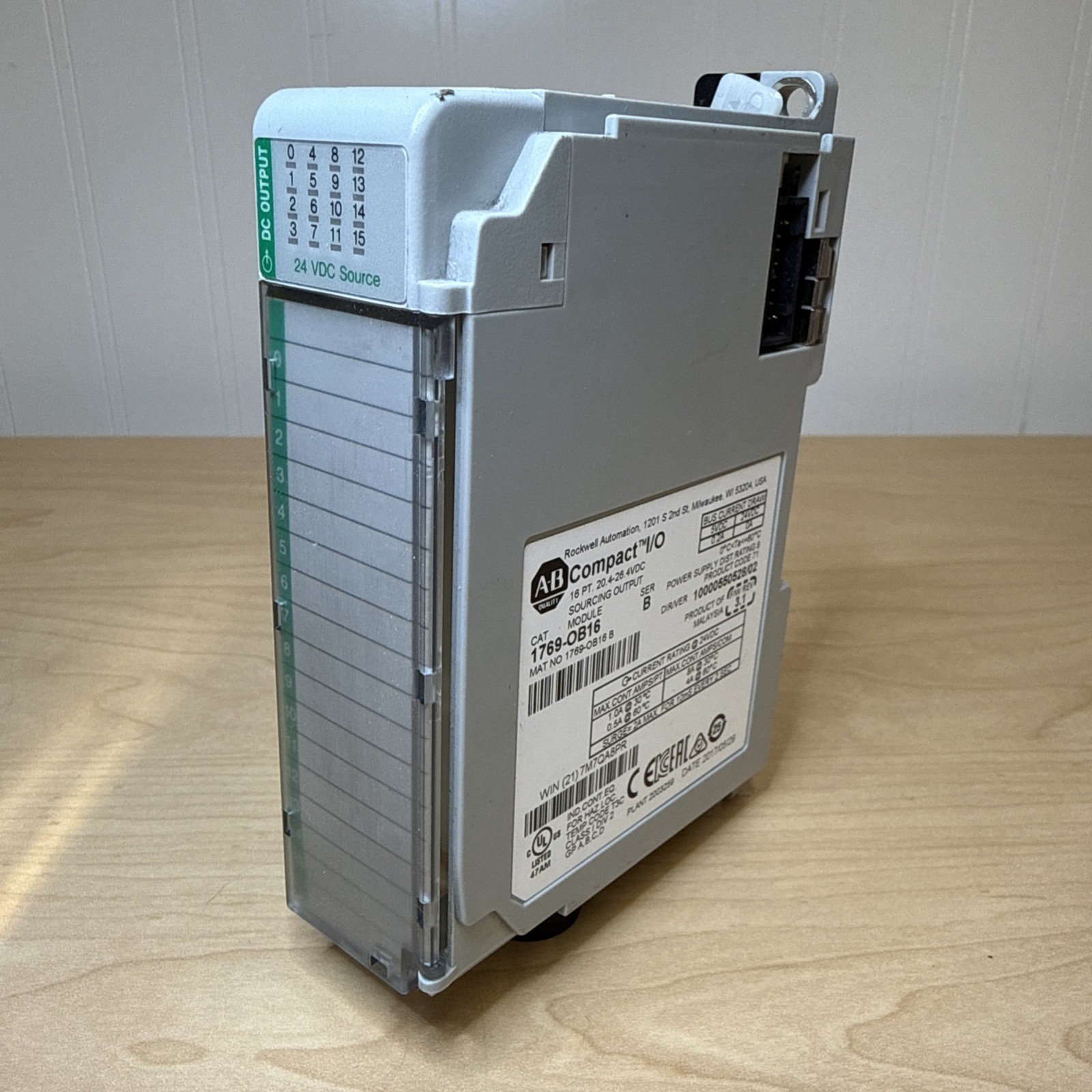 Allen Bradley AB 1769-OB16 Compact I/O 16 PT Digital Output Module – No Block