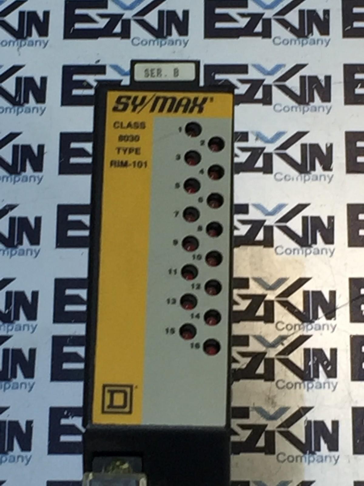 Square D RIM-101 SER.B Class 8030 SY/MAX Input Module 16-Channel