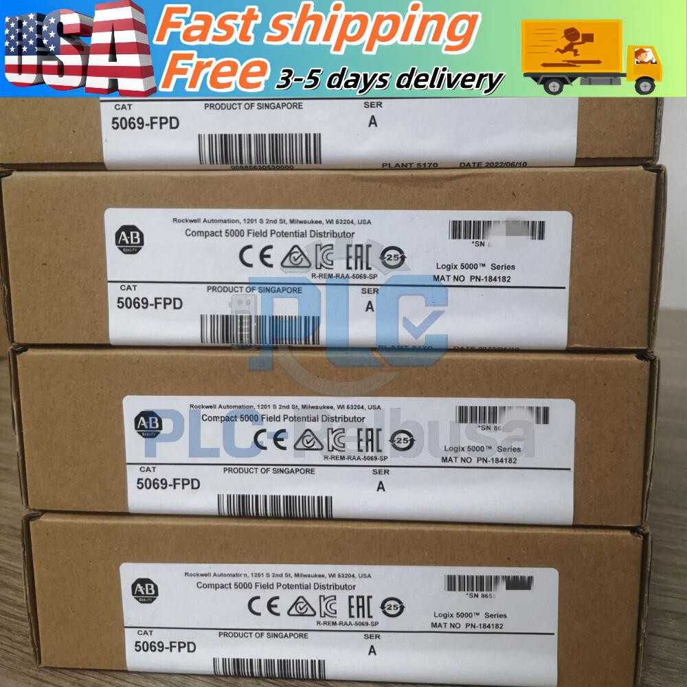 New in Box Factory Sealed AB 5069-FPD Potential Distributor US Free Tax