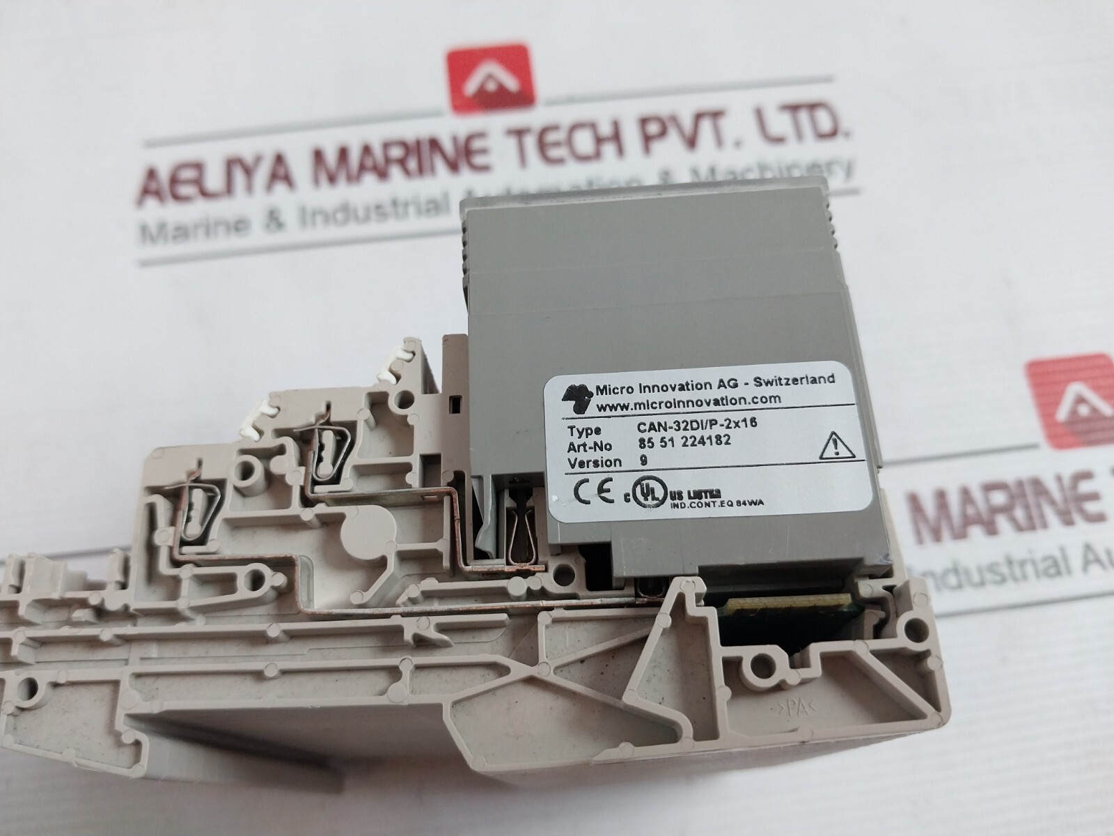 MICRO INNOVATION CAN-32DI/P-2X16 PLC Module Rack Version 9