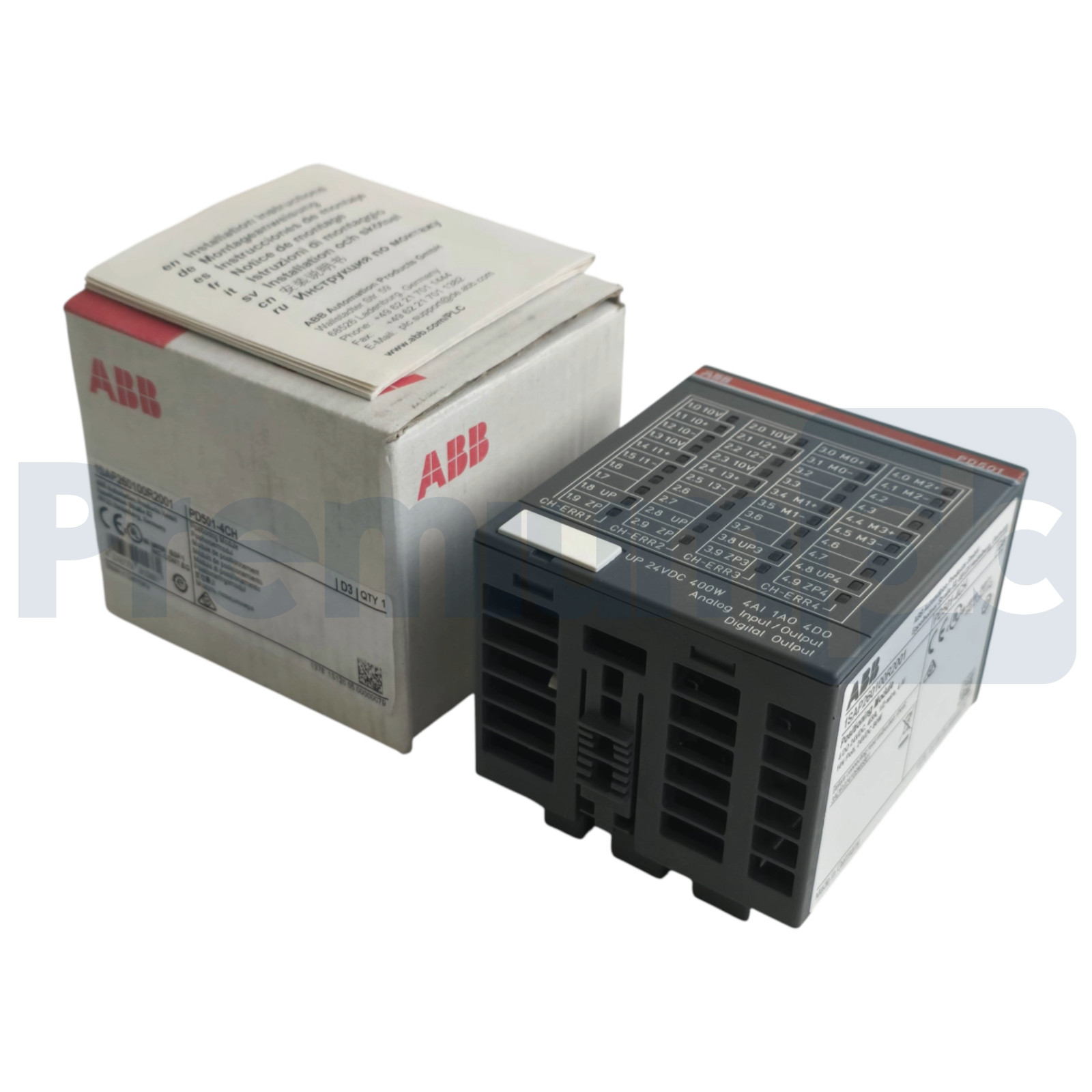 ABB PD501-4CH | 1SAP260100R2001 AC500 S500 I/O 4-Ch Positioning Module NSMP