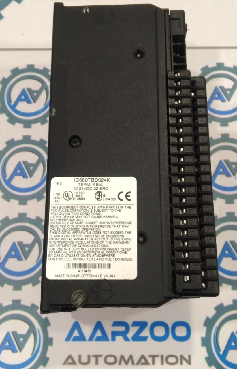 Ge Fanuc IC660BBD024U IC660TBD024K 12/24vdc 32 Source I/o Module