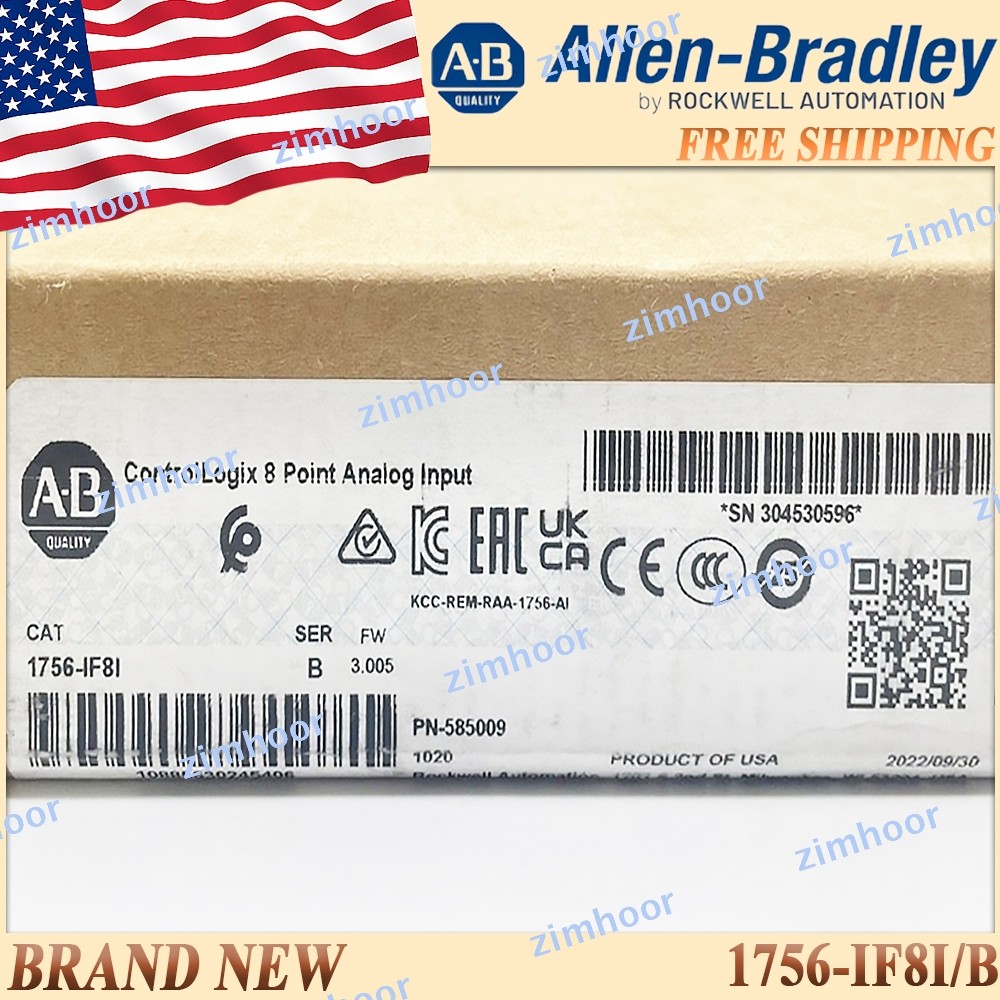 Original Sealed AB 1756-IF8I/B ControlLogix 8Point Analog Input 1756IF8I serB US