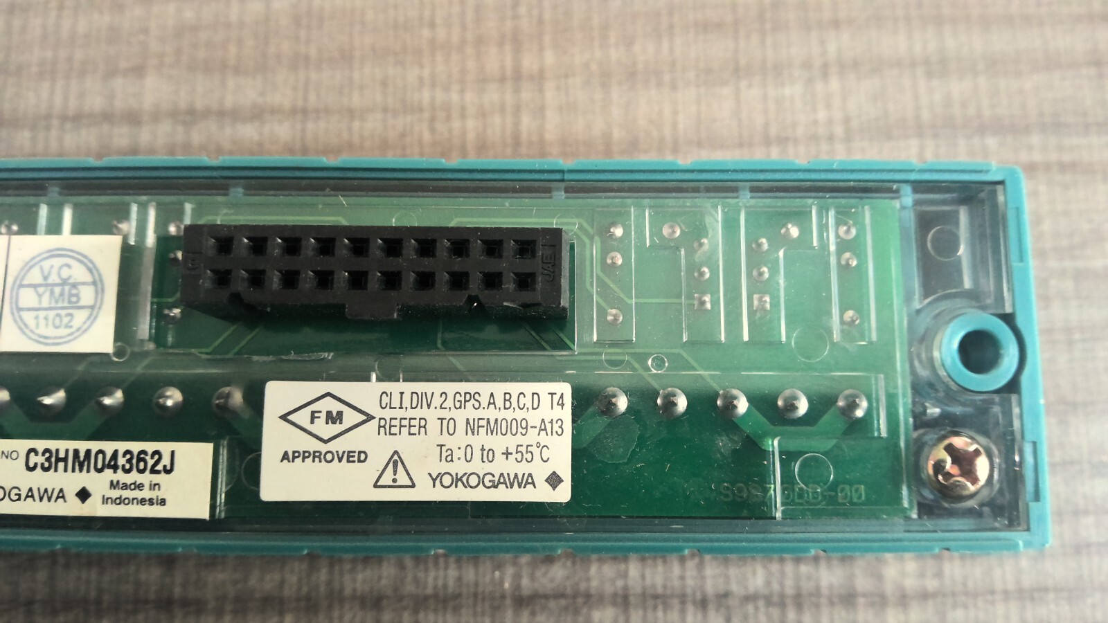 YOKOGAWA ATT4S-00 S2 I/O Module C3HM04362J TEMP CODE CLI-DIV2 GPS A, B, C, D T4