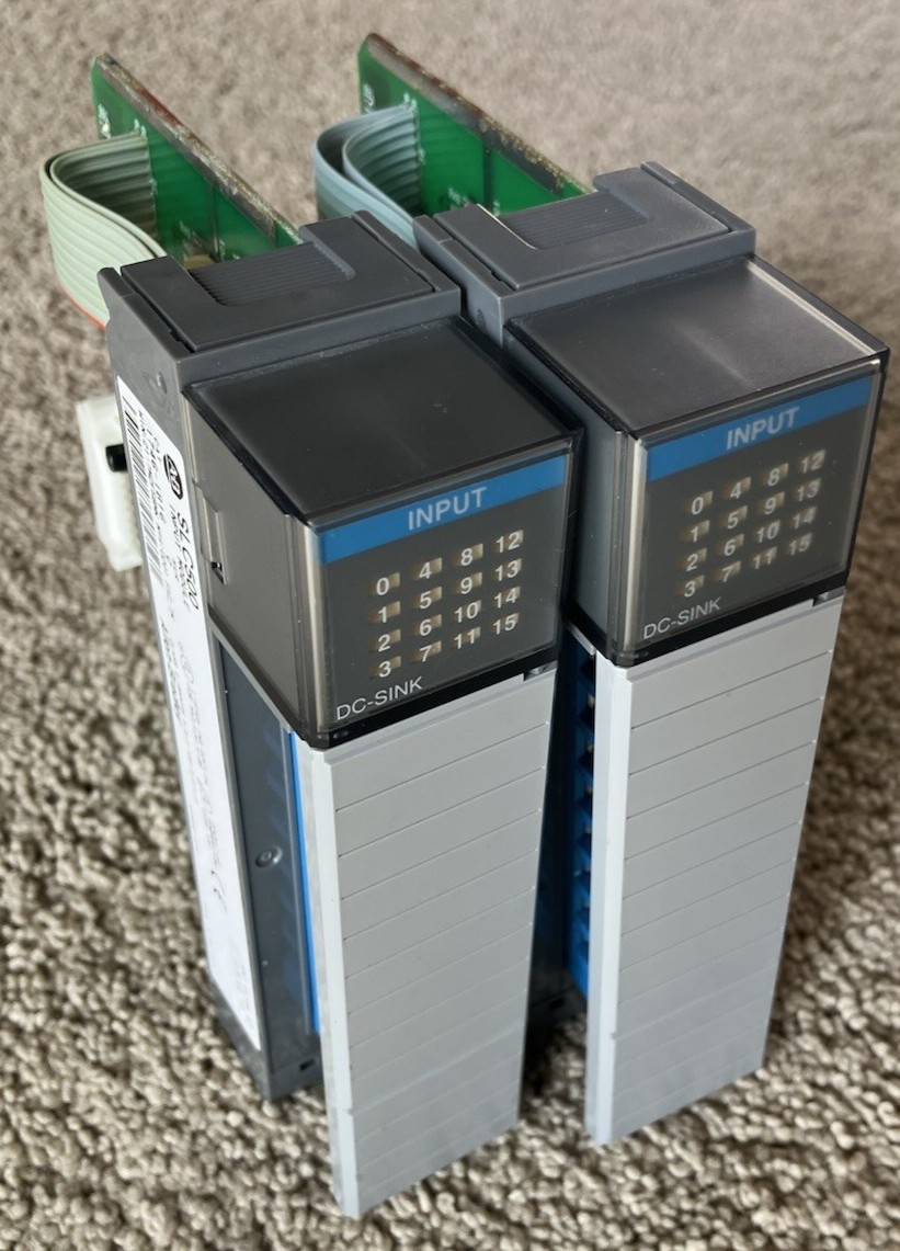 Lot of 2 – Allen Bradley 1746-IB16 Input Modules VDC Series C ***Excellent***