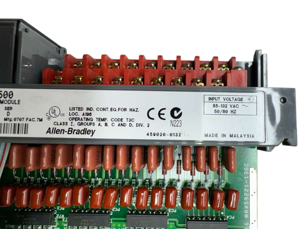 Allen-Bradley 1746-IA16 Input Module Series D, SLC500, 85-132VAC, 50/60Hz