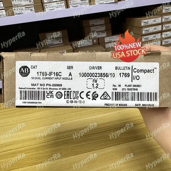 Genuine 1769-IF16C Allen Bradley PLC Analog Expansion Unit