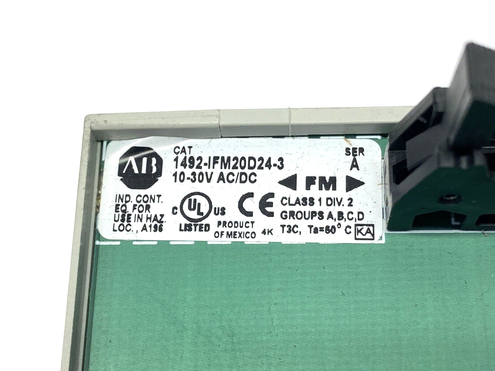 Allen Bradley 1492-IFM20D24-3 PLC Interface Module Ser. A