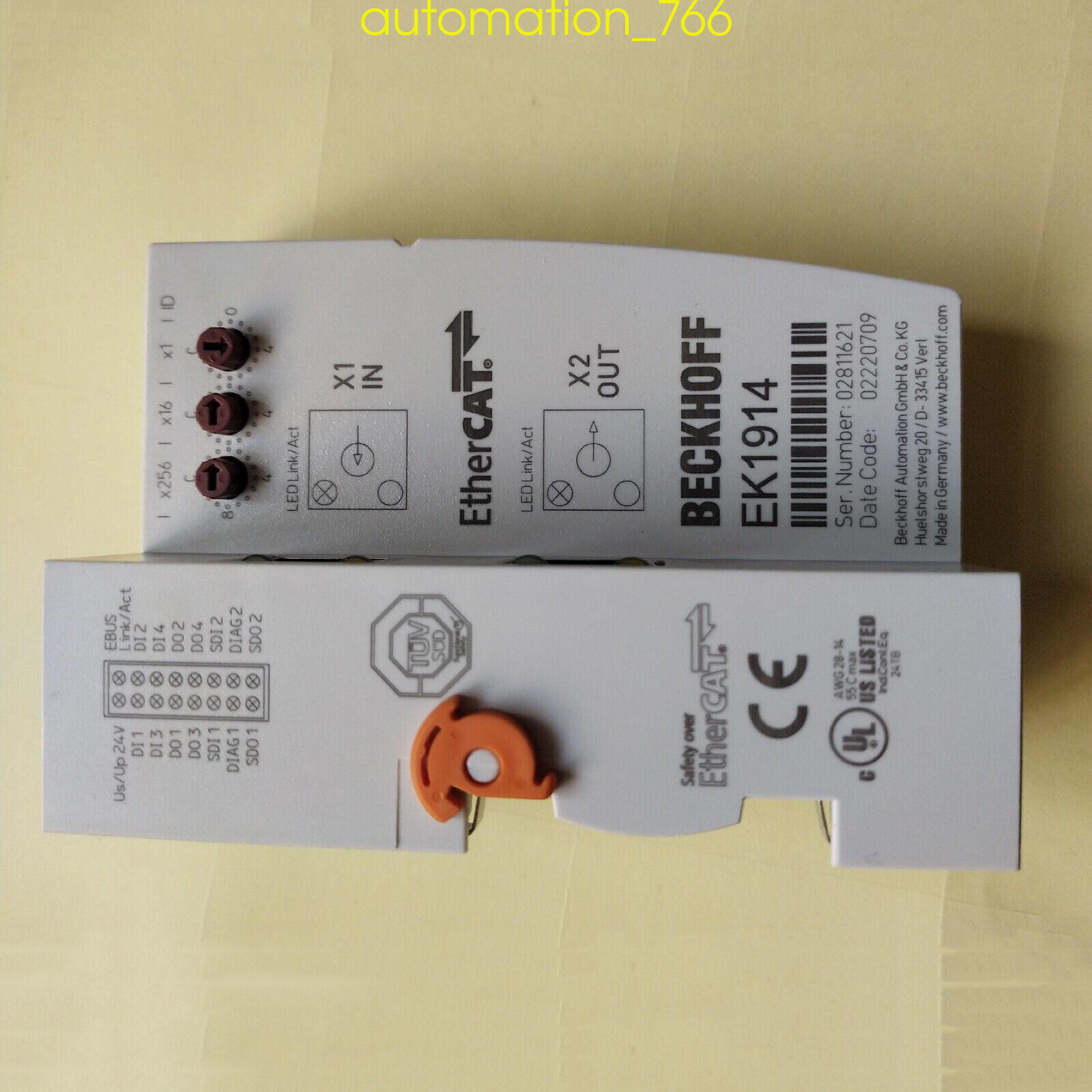 1PC NEW BECKHOFF Safety terminal module EK1914 Via DHL or FedEx