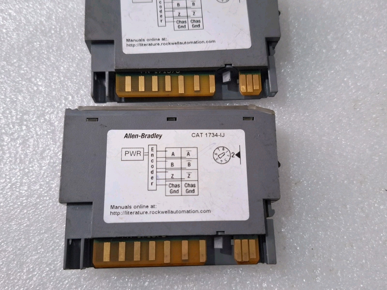 《LOT OF 2 PCS》 ALLEN BRADLEY 1734-IJ POINT I/O INCREMENTAL ENCODER MODULE 1734IJ
