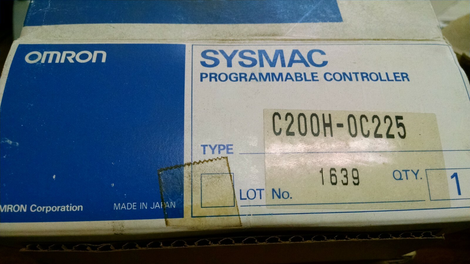 Omron SYSMAC C200H-0C225 Output Unit