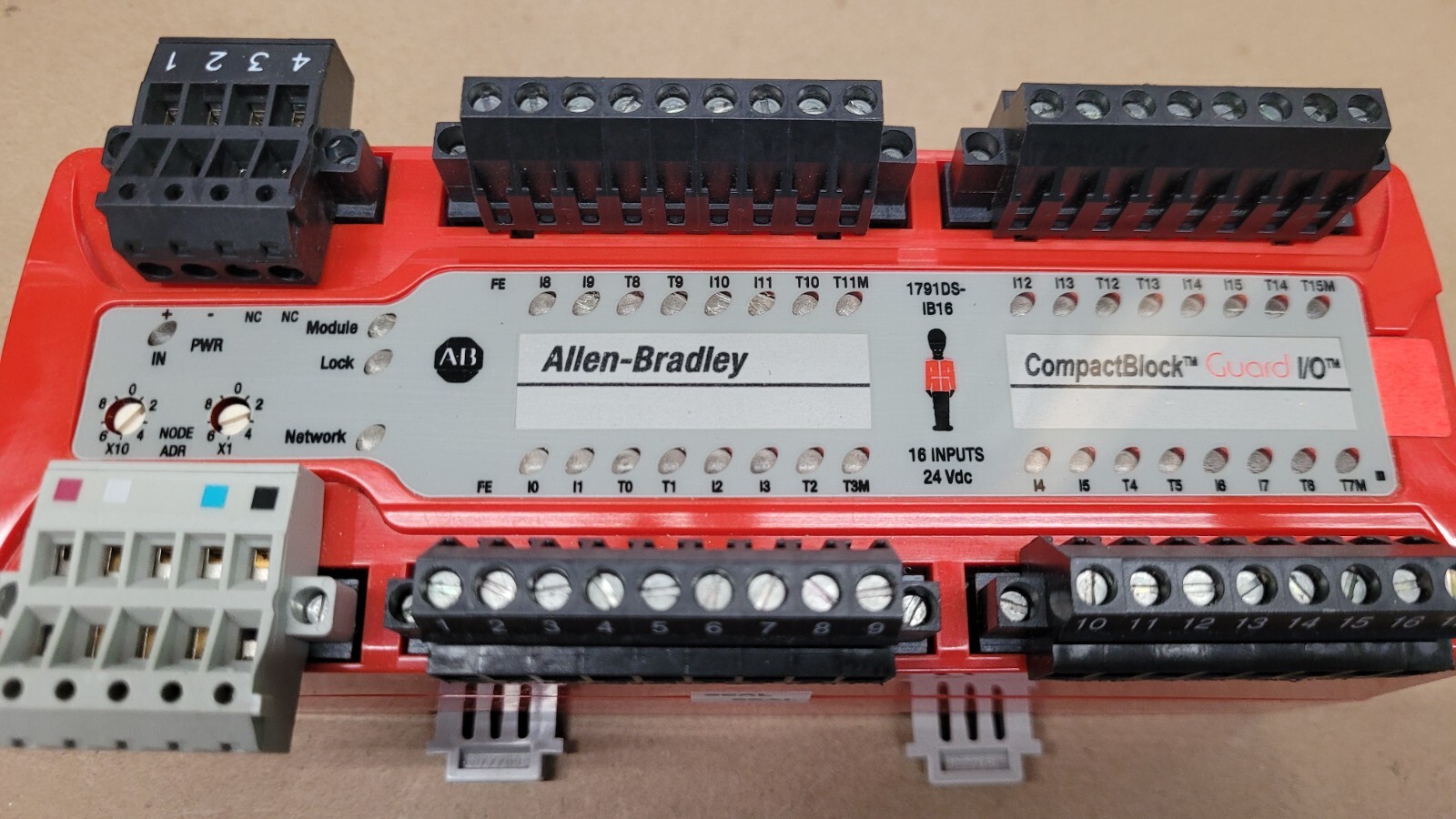 Allen Bradley 1791DS-IB16 DeviceNet Block Safety I/O Input / Output No.2