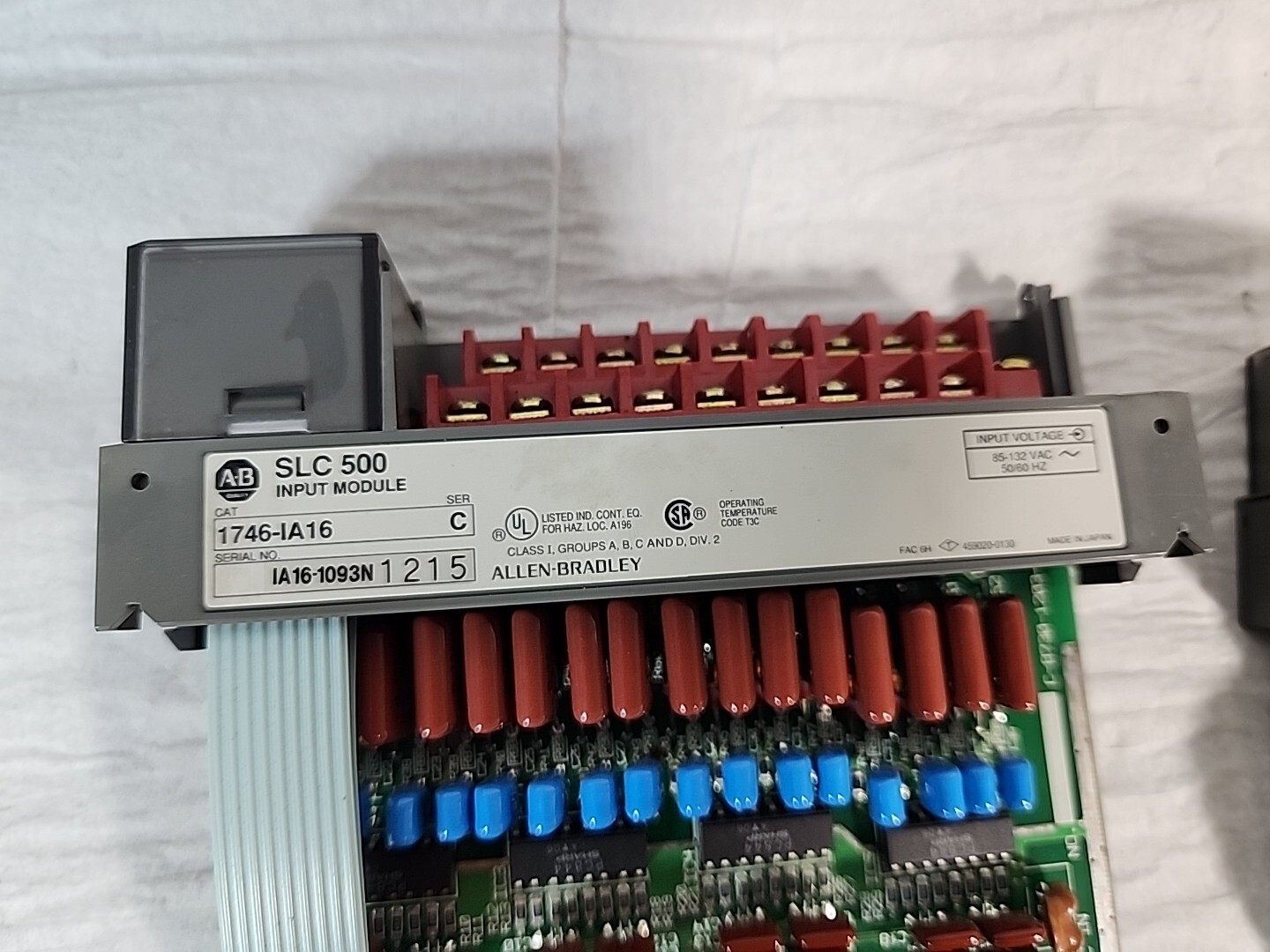 Allen Bradley SLC 500 1746-IA16 Input Module & 1746-0X8 Output Module