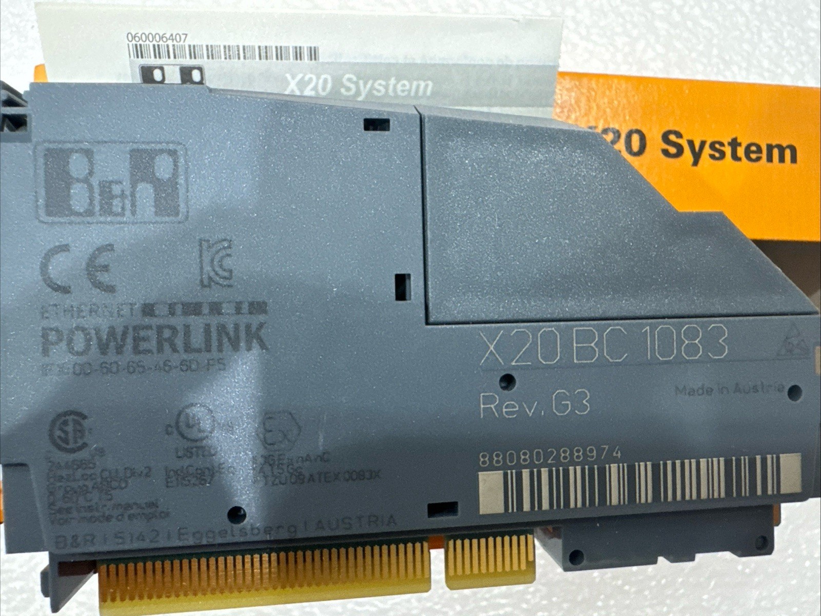 B & R X20BC1083 X20 BC 1083 PLC Modules, New In OEM Box, ** Ship From US**