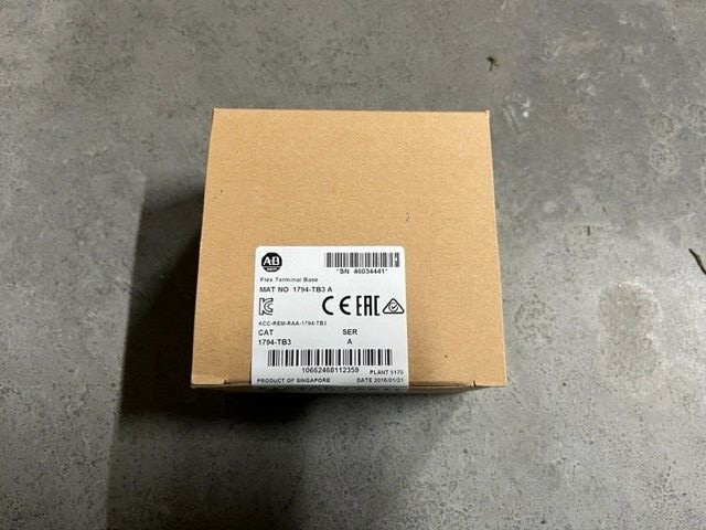 Allen Bradley 1794-TB3 Flex Terminal Base Module 1794TB3 New Factory Sealed
