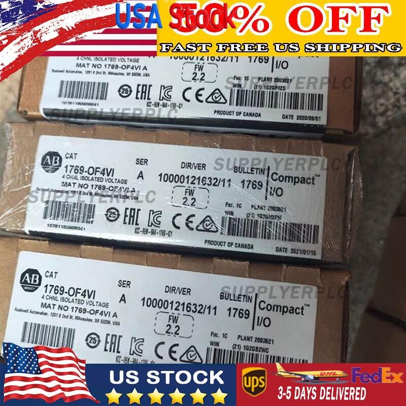 New Factory Sealed AB 1769-OF4VI SER A CompactLogix 4 Pt A/O Voltage Module