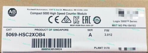 NEW CompactLogix High Speed Counter Module AB 5069-HSC2XOB4 FREE SHIP