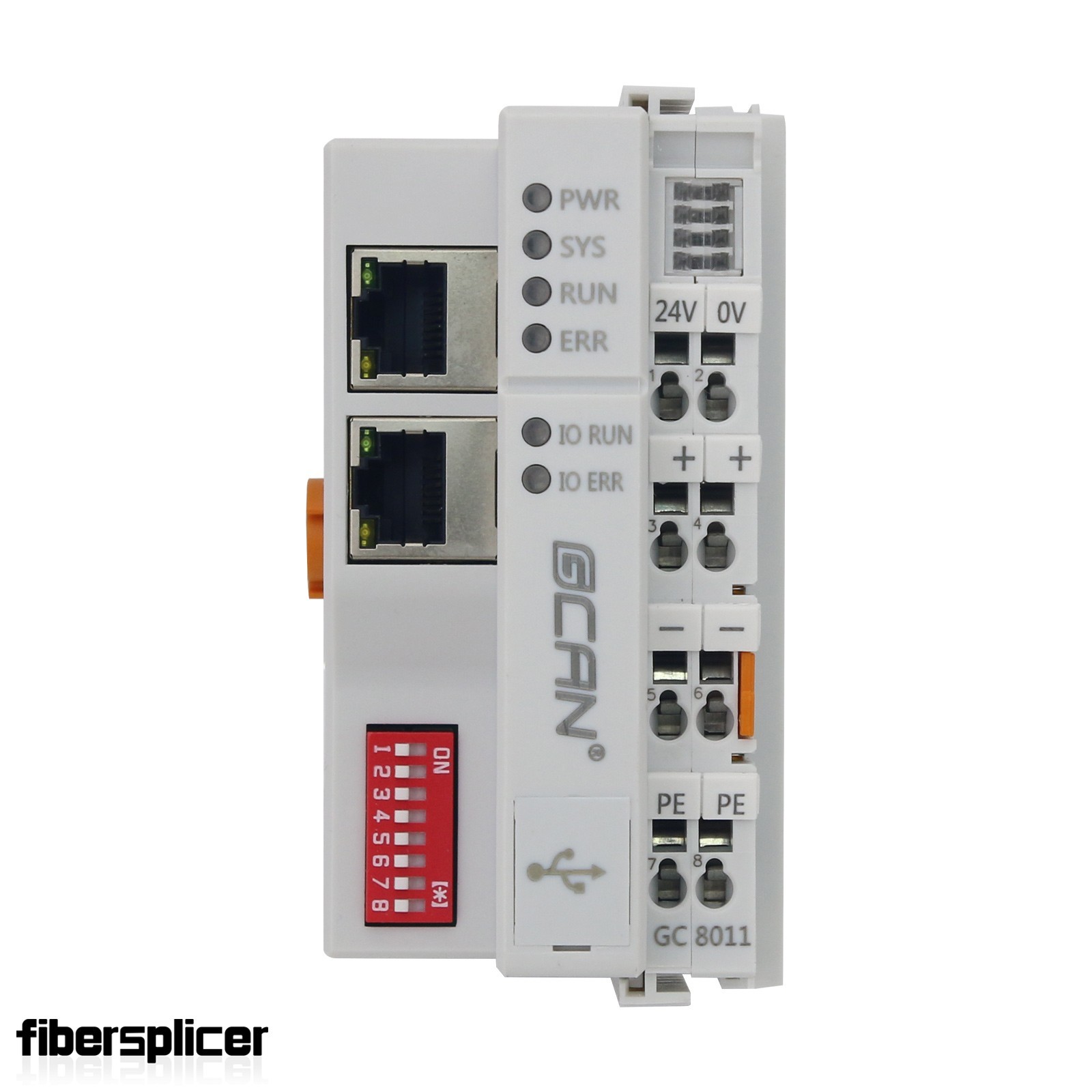 EtherCAT Bus Coupler 100Mb/s Remote IO EtherCAT Slave Station GCAN-IO-8200