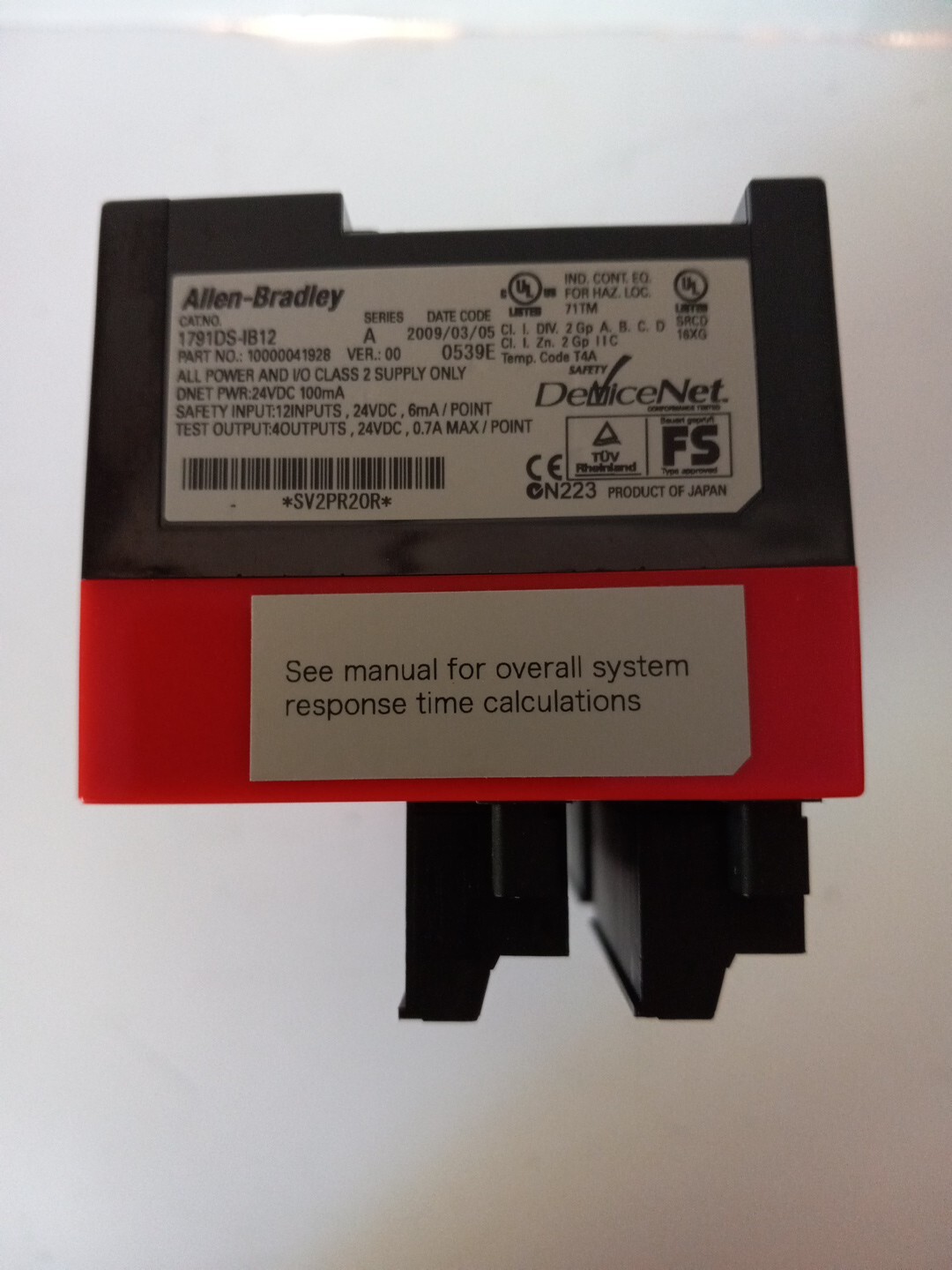 Allen Bradley 1791DS-IB12 | CompactBlock Safety Input Module