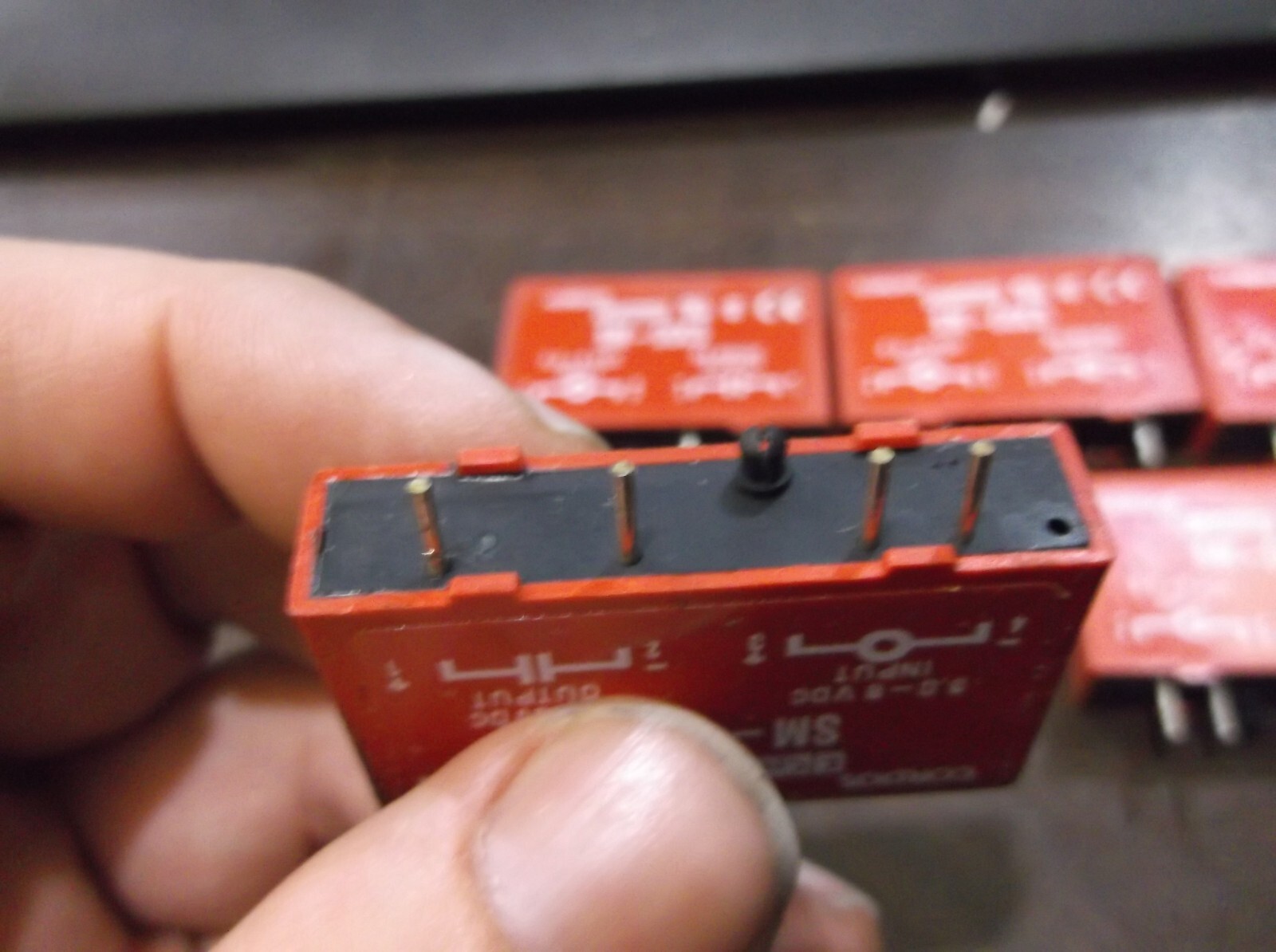LOT OF 5 CROUZET GORDOS SM-ODC5 OUTPUT MODULES (BIN158)