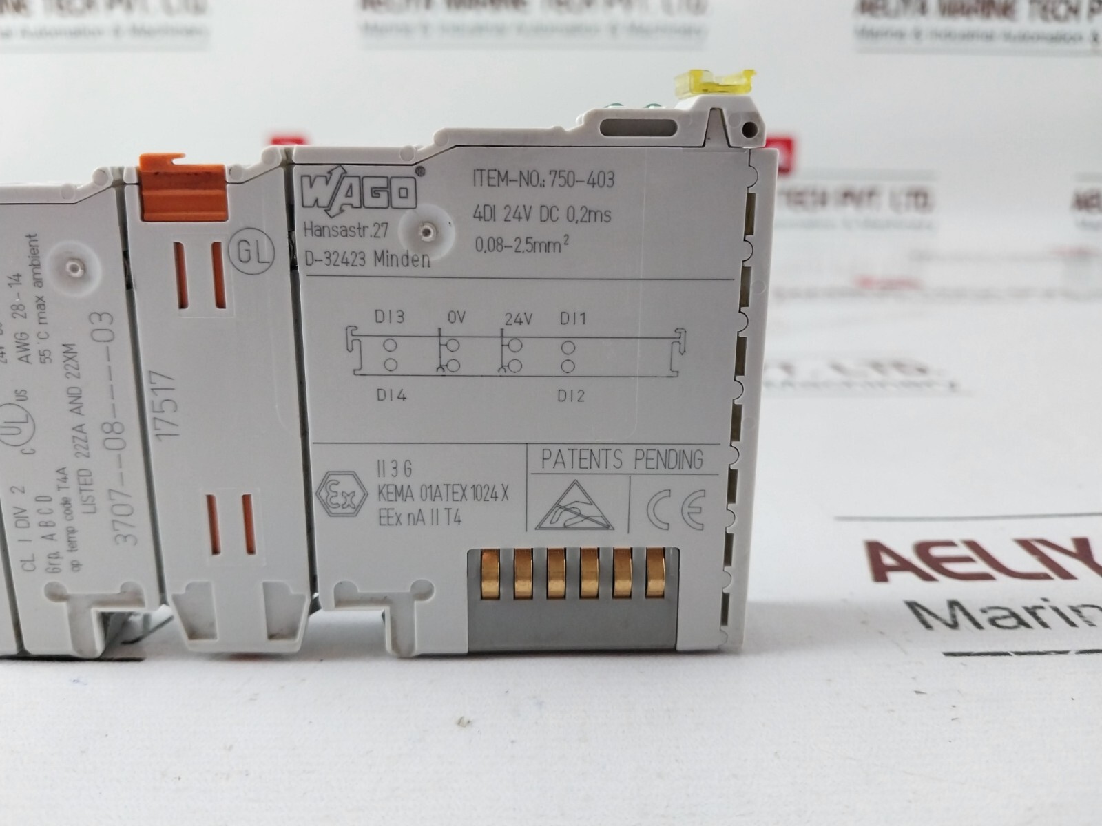 Wago 750-403 4-Channel Digital Input Module 24VDC 0.2MS, 0.08-2.5MM2