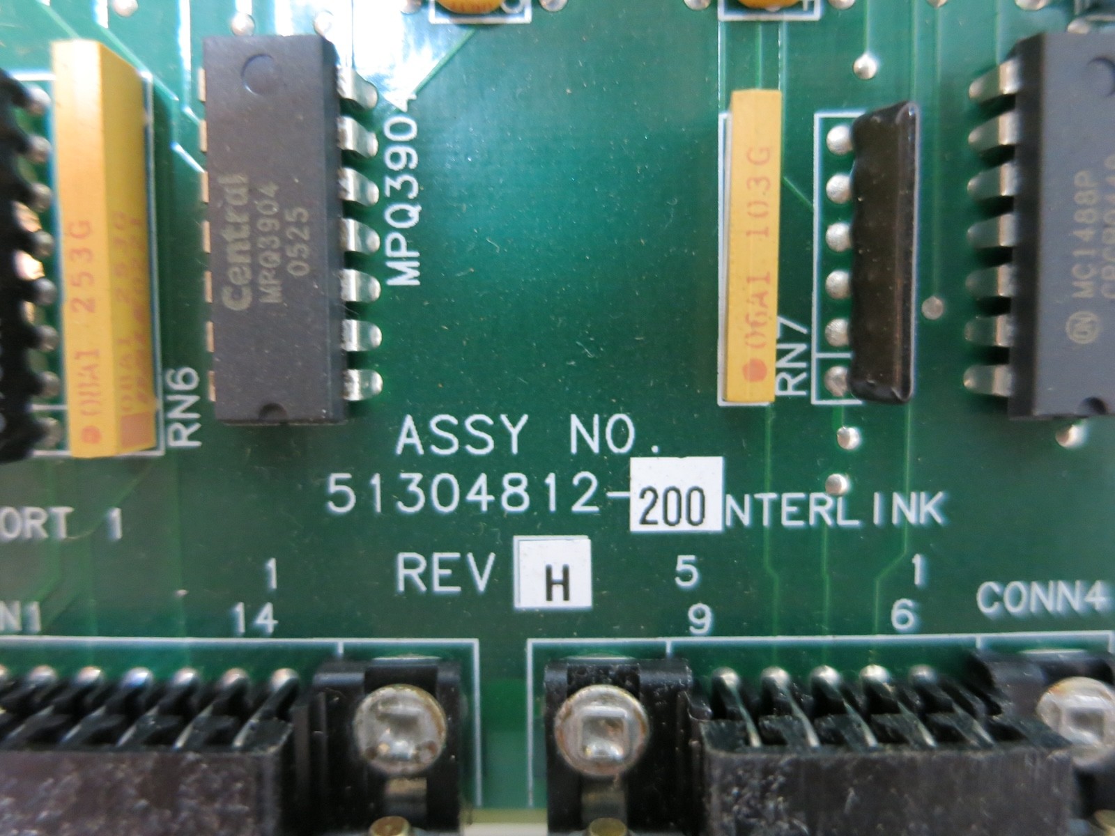 Honeywell EPLCI 51304812-200 Rev H PLC 51304811 Interlink Board I/O Adapter