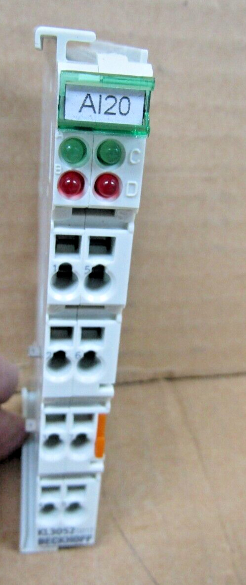 🔥 BECKHOFF KL3052 2 x CHANNEL ANALOG INPUT TERMINAL 50 OHM