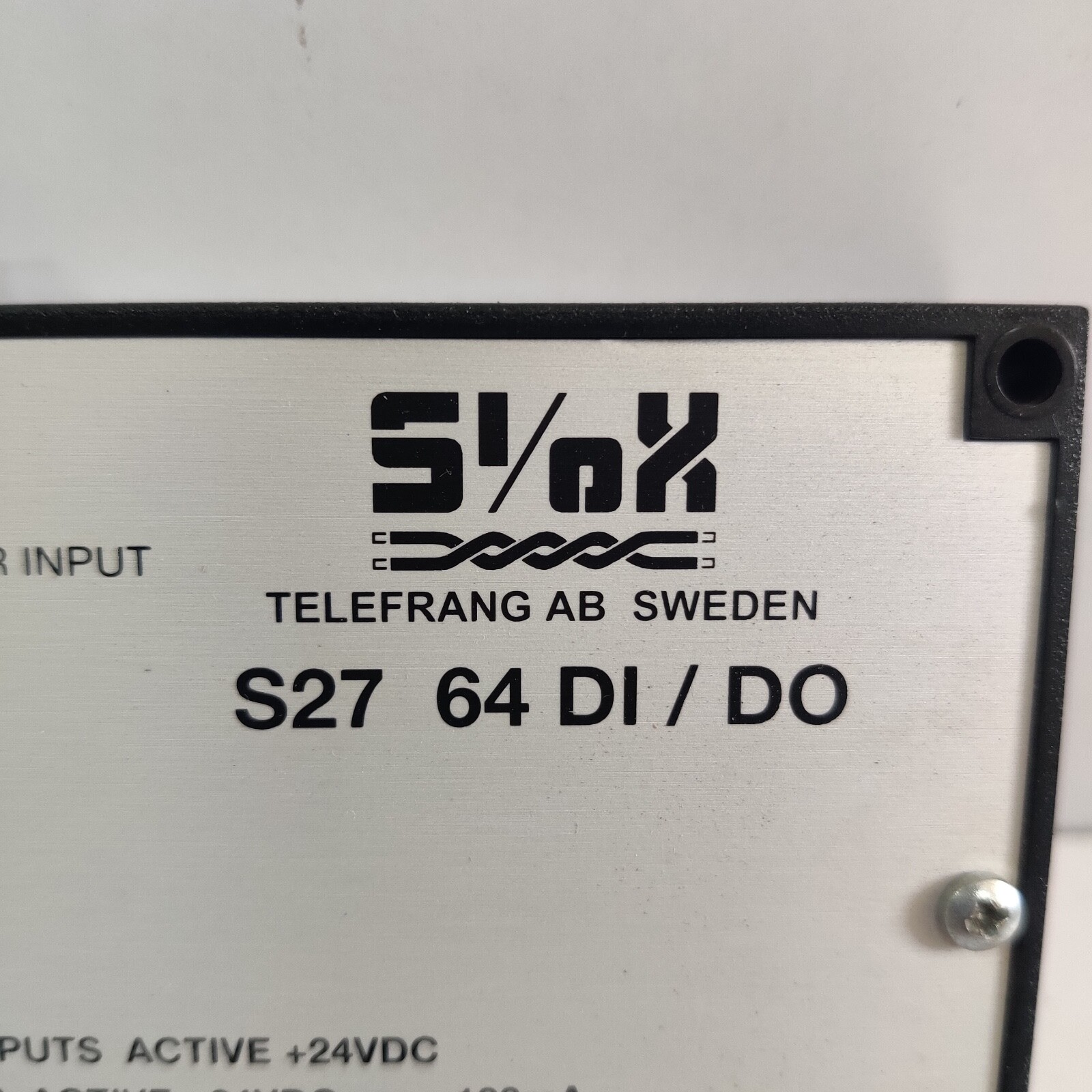 SIOX S27 64-DI/DO INPUT OUTPUT MODULE TELEFRANG 6SS27