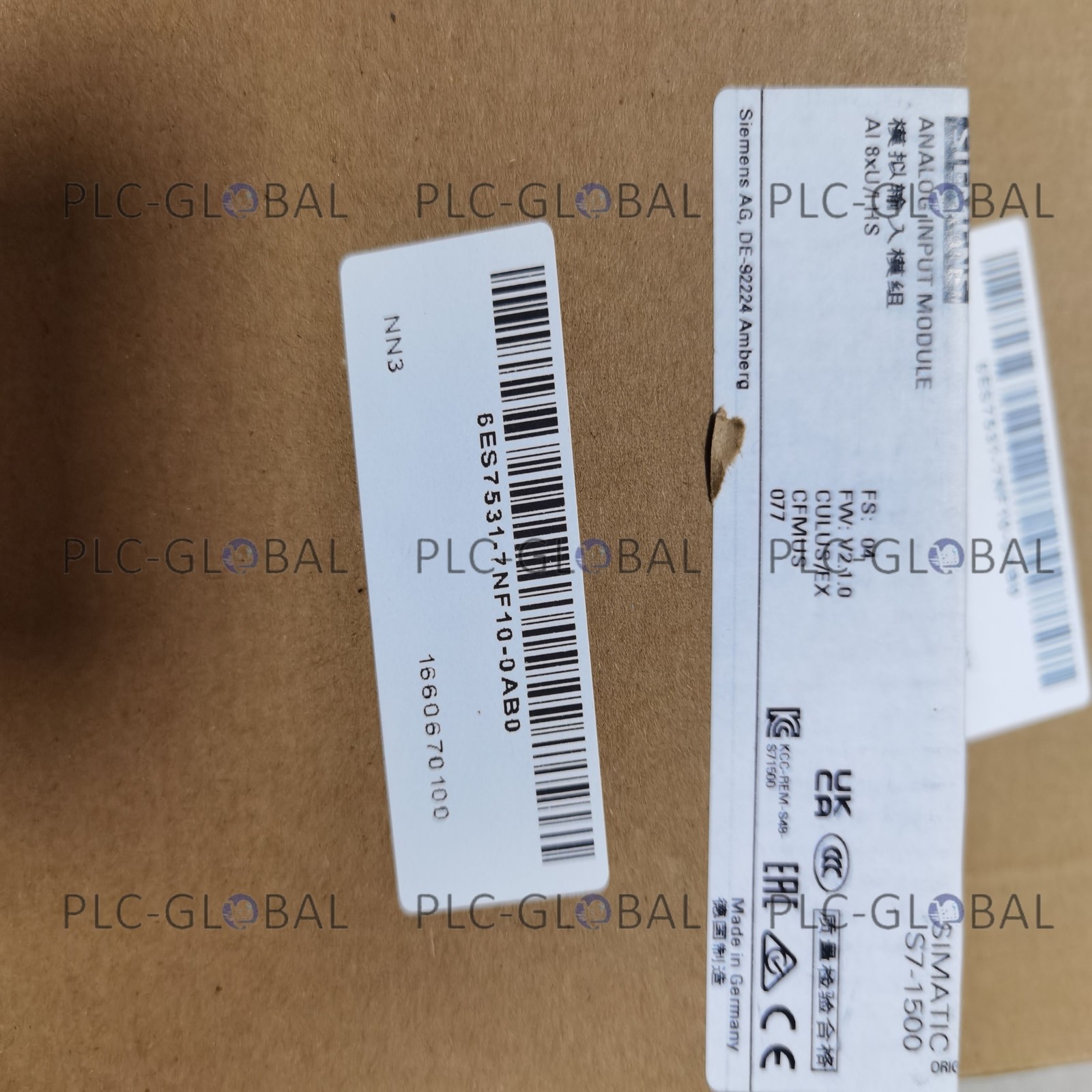 1 piece new Siemens 6es7531-7nf10-0ab0 with warranty