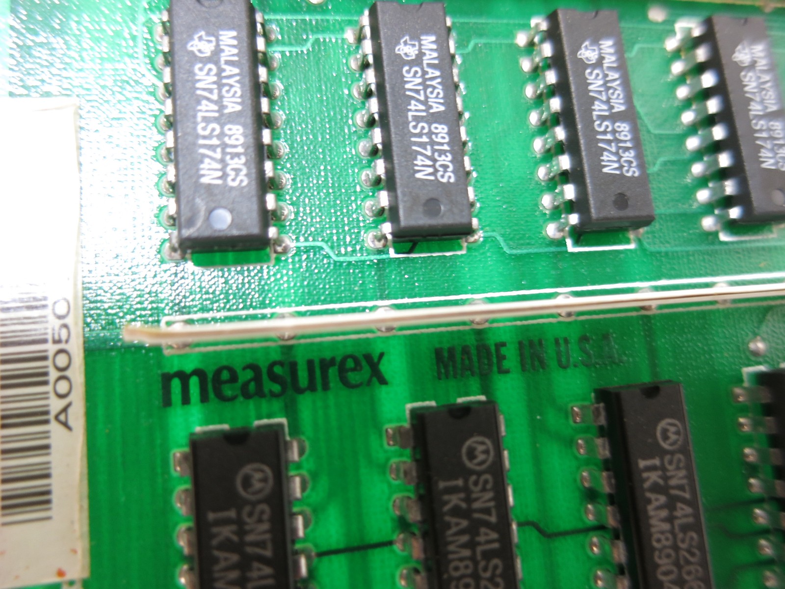 Measurex 05291202 Rev B Contact I/O PLC Processor 04291201 Rev B